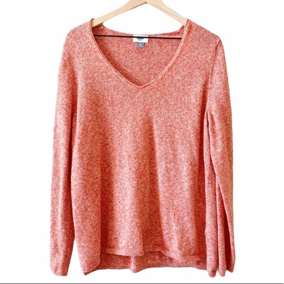 Old Navy Sweaters - OLD NAVY pink v-neck sweater